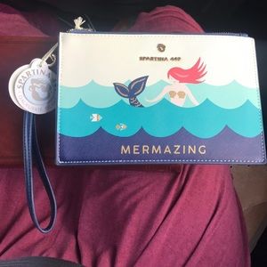 Brand New (never used) Spartina Mermaid Wristlet